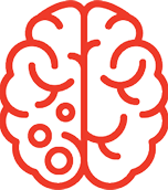 Icono de amiloide en el cerebro