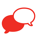 Icono de burbujas de mensaje